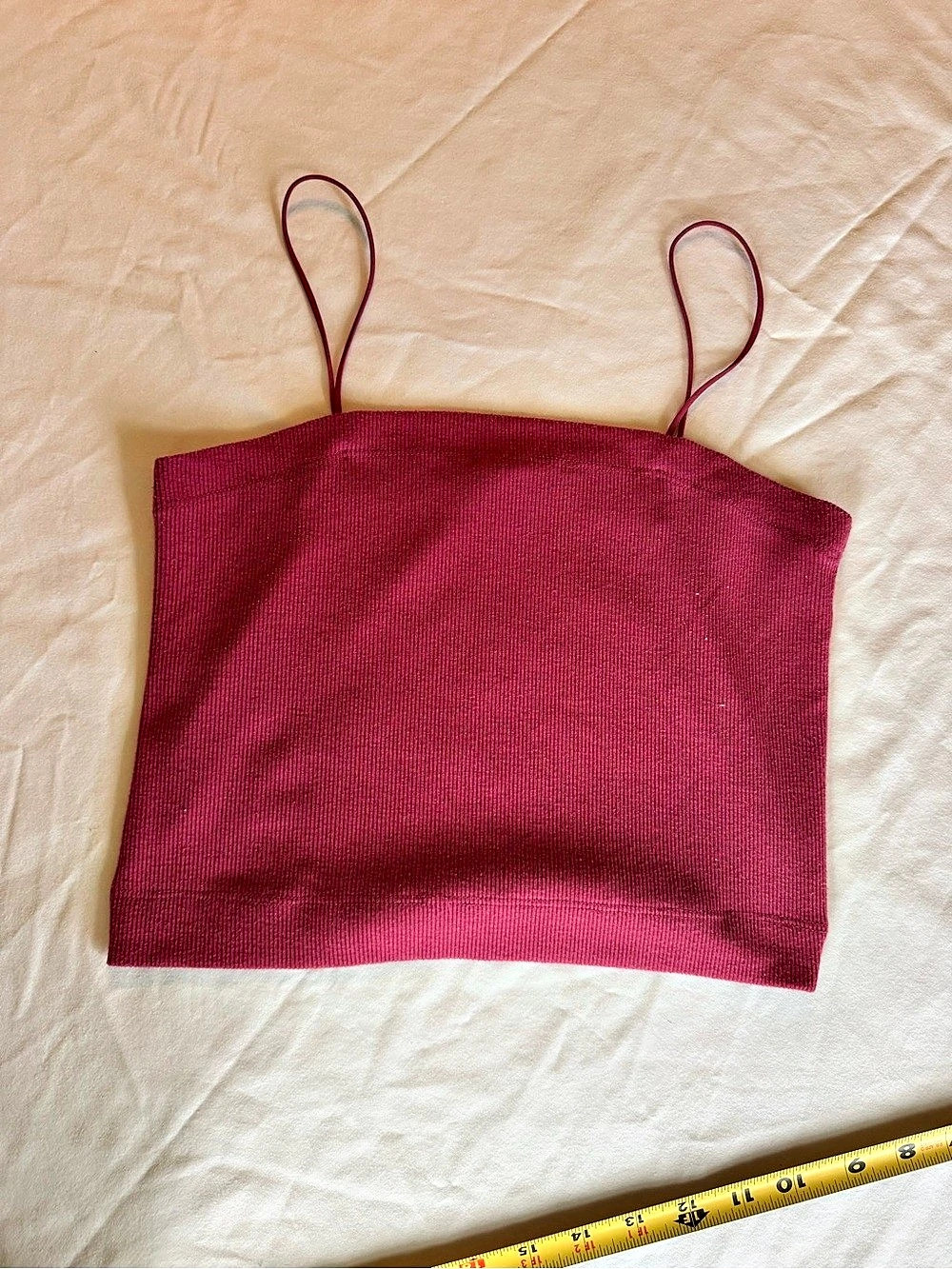 American Eagle Ribbed Camisole in burgundy Size Medium Like New